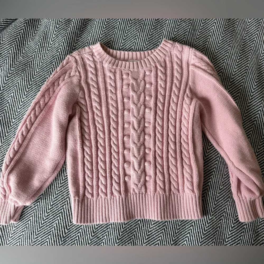 Baby GAP Cable Knit Sweater – Pink – Size 5T